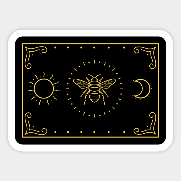 Queen bee Sticker by Jasmwills